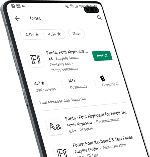 Google Play App Listing